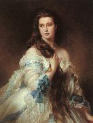 Franz Xaver Winterhalter Portrait of Madame Barbe de Rimsky-Korsakov France oil painting artist